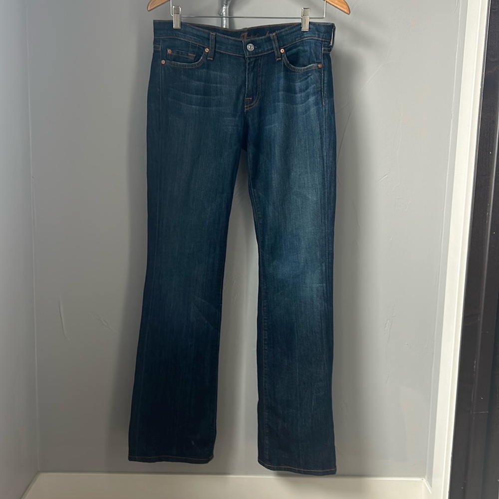 7 for all mankind bootcut low rise size 28 jeans new never worn before